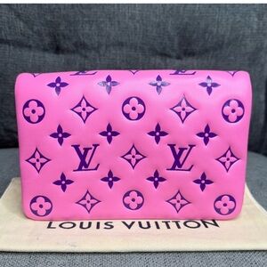 Louis Vuitton Coussin pochette monogram embossed leather CLUTCH ❗️FIRM PRICE❗️
